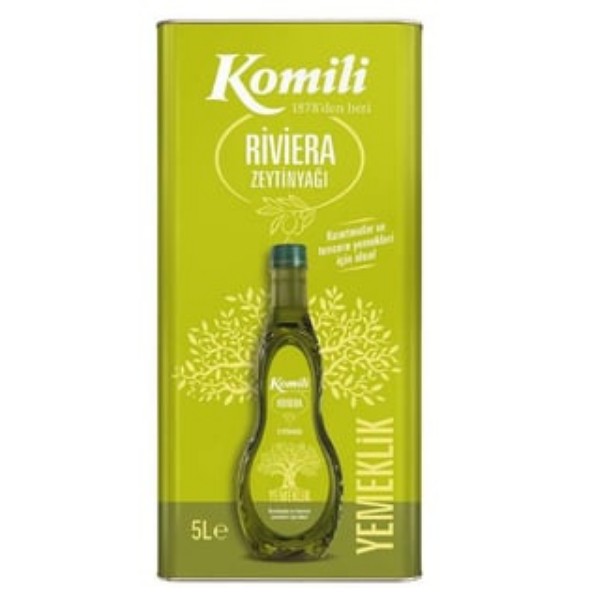 Komili Riviera Zeytinyağı Teneke 5 L