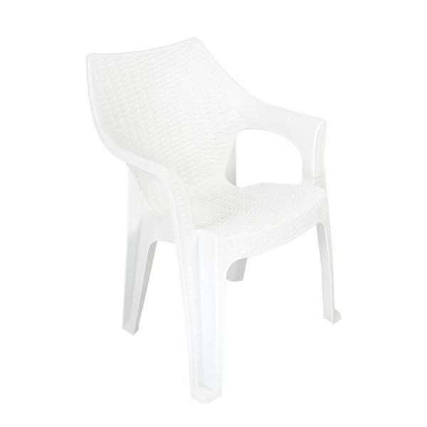 Mistique Polo Rattan Koltuk Beyaz