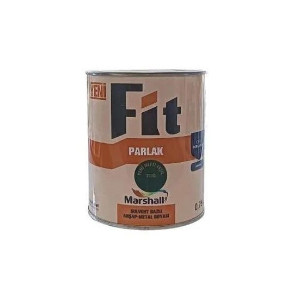 Marshall Fit Parlak Siyah Metal Boyası 0,75 Lt