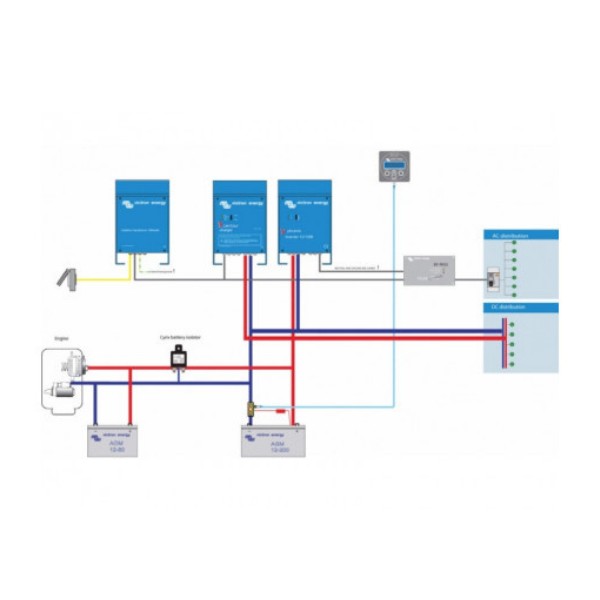 Victron Energy Centaur 24V/40A Akü Şarj Cihazı Redresör 3 Çıkışlı