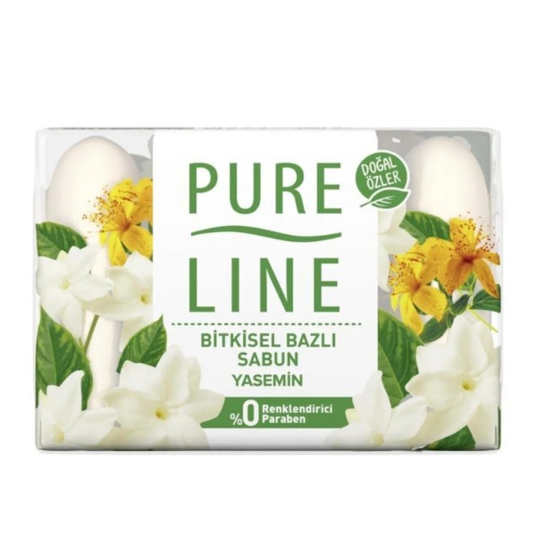 Pure Line Bitkisel Katı Sabun Yasemin 4*70gr