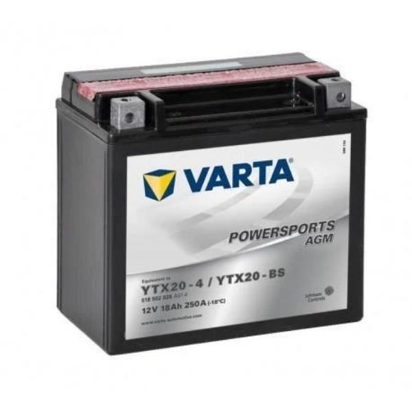 Varta YTX20-BS Motorsiklet Aküsü 18Ah