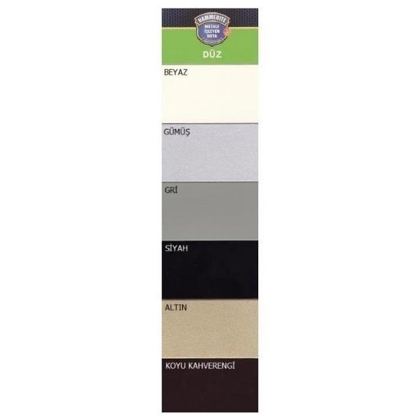 Hammerite Pürüzsüz Metal Boyası Gümüş - 2.5lt