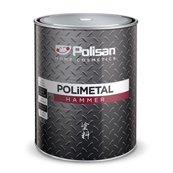 Polimetal Hammer Metal Boyası Gümüş 2,5lt