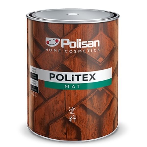 Polisan Politex Dekoratif Mat Ahşap Koruyucu Kestane 2,5LT