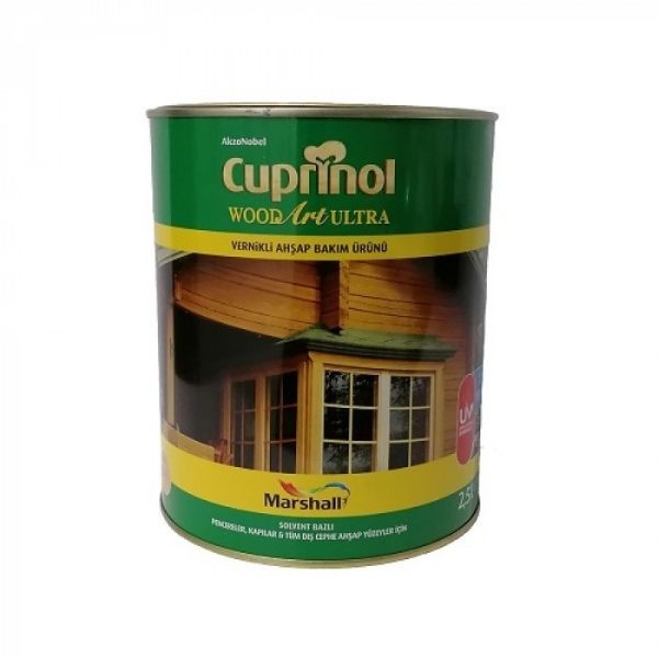 Cuprinol Woodart Vernikli Ahşap Bakım Ürünü Burma 2,5lt