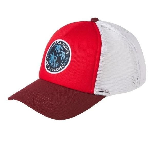 Jack & Jones Standart Beden Bordo Erkek Şapka