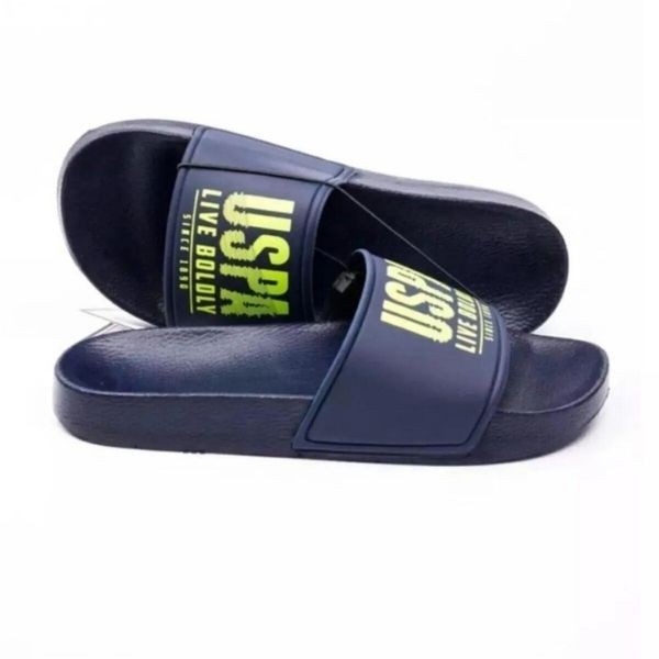 U.s Polo Assn. Gusty 1Fx Erkek Terlik Lacivert Yeşil 41 Numara