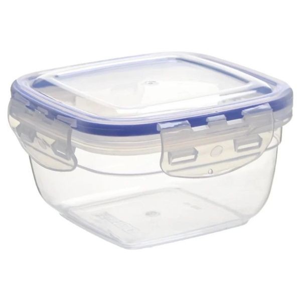 Asude ASD070 900 ml Kare Sızdırmaz Şeffaf Saklama Kabı (En Az 3 Adet)