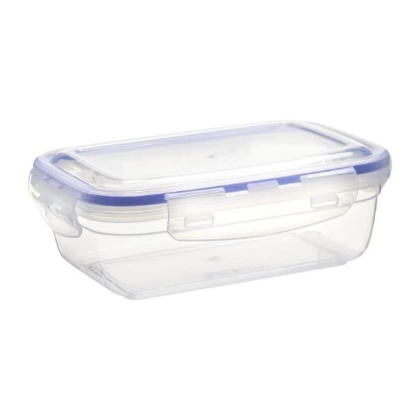 Asude ASD063 500 ml Dikdörtgen Sızdırmaz Şeffaf Saklama Kabı (En Az 3 Adet)