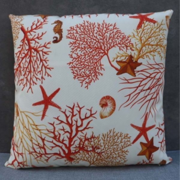 Coral Rojo Yastık