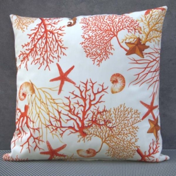 Coral Naranja Yastık