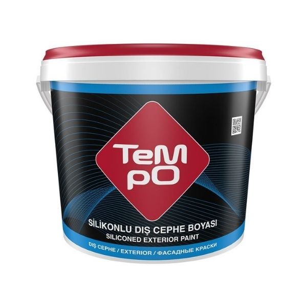 Tempo Silikonlu Dış Cephe Boyası Beyaz 2,5lt