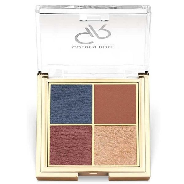 Golden Rose Quattro Eyeshadow Palette No: 03 Blue Charm - Far Paleti