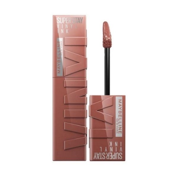 Maybelline New York Super Stay Vinyl Ink Uzun Süre Kalıcı Likit Parlak Ruj - 120 Punchy