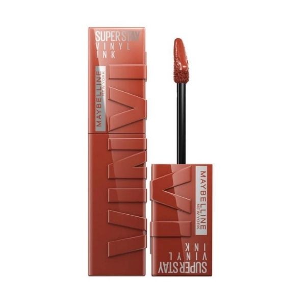Maybelline New York Super Stay Vinyl Ink Uzun Süre Kalıcı Likit Parlak Ruj - 130 Extra