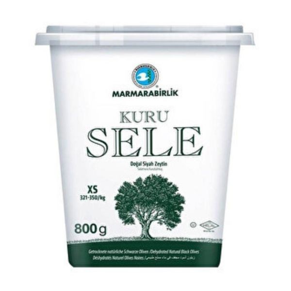 Marmarabirlik XS Kuru Sele Siyah Zeytin 800 g