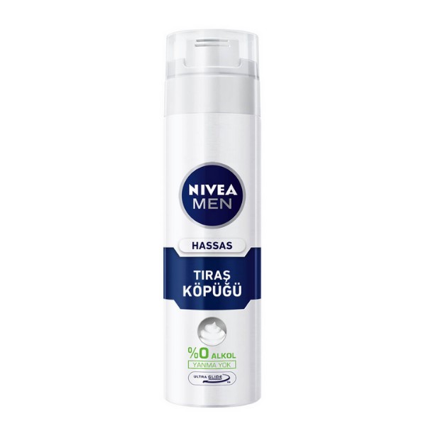 Nivea Men Hassas Ciltler İçin Tıraş Köpüğü 200 Ml