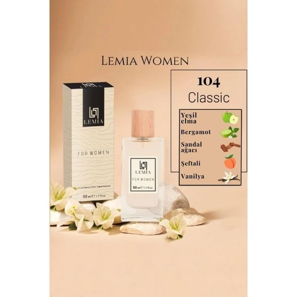 Lemia 104 Burber Classic Kadın Parfüm Edc 50 Ml