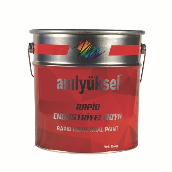 Anıl Yüksel Rapid Endüstriyel Boya Yarı Mat Siyah 2,2lt
