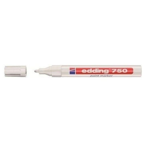 Edding 750 Tam Örtücü Boya Kalemi Beyaz