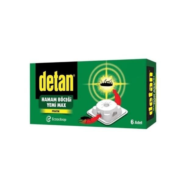 Detan Max Hamam Böceği Yemi 6 Adet