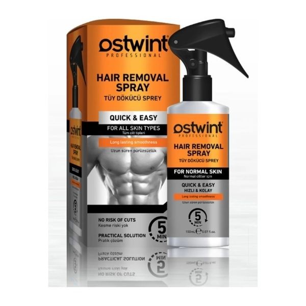 Ostwint Erkek Tüy Dökücü Sprey Normal Ciltler 150 Ml