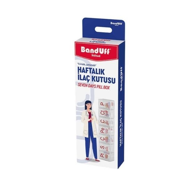 Banduff Haftalık İlaç Kutusu 7'li