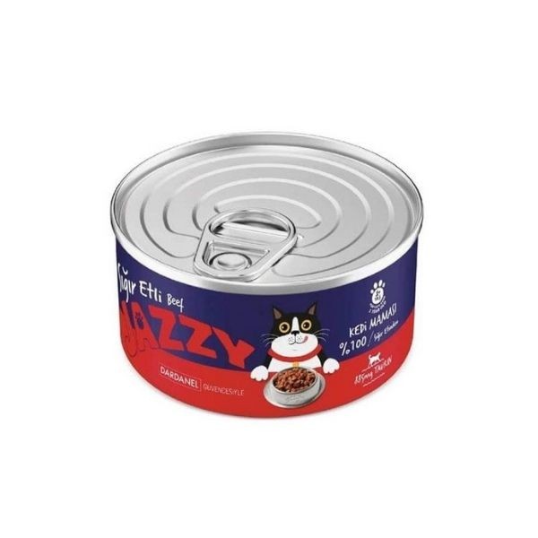 Jazzy Sığır Etli Konserve Kedi Mama 95 Gr