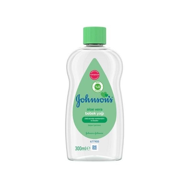 Johnsons Baby Aloe Vera Bebek Yağı 300 Ml