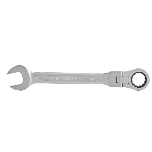 İzeltaş 0345020015 Mafsallı Cırcır Kombine Anahtar 15mm