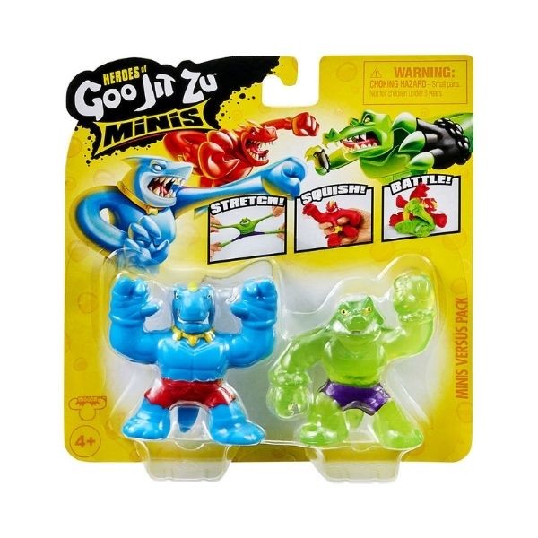 Goojitzu Mini 2’li Figür Paket Rock Jaw vs Tyro 42544