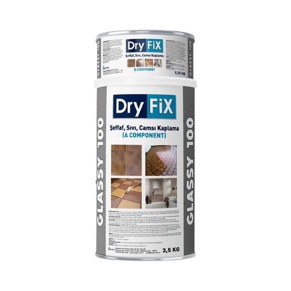 Dryfix Sıvı Cam Glassy 100 Şeffaf İzolasyon Set 1kg