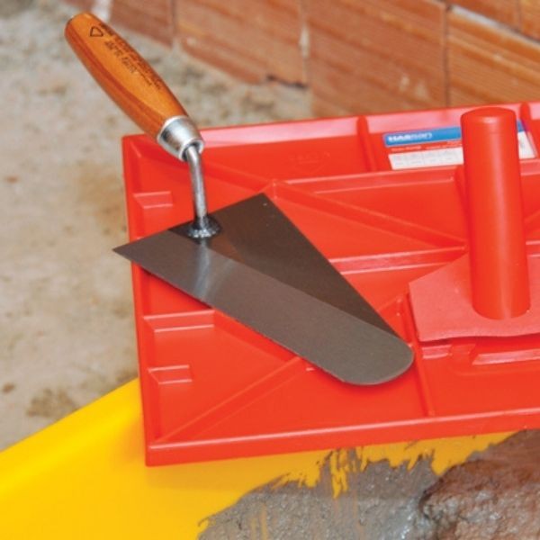 Dekor 062 Ahşap Saplı Sıva Malası Yay Çeliği 22cm