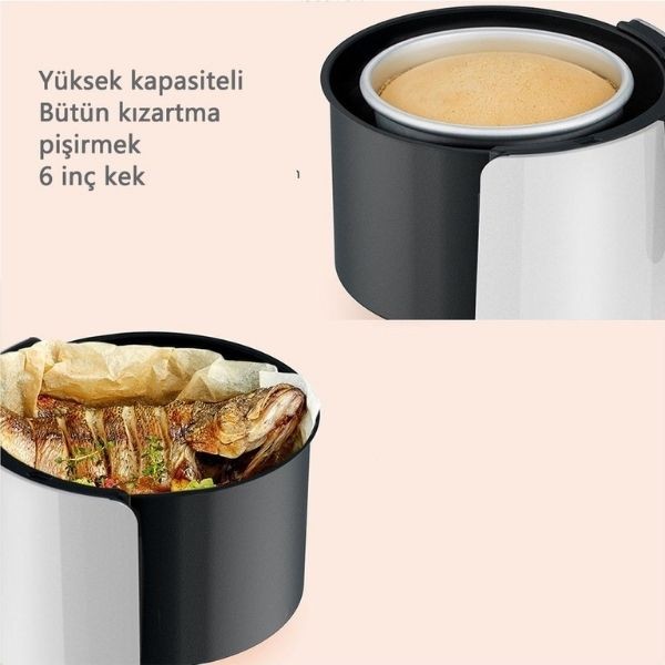 Silencare Smart 5lt Akıllı Airfryer Fritöz - AF40D01