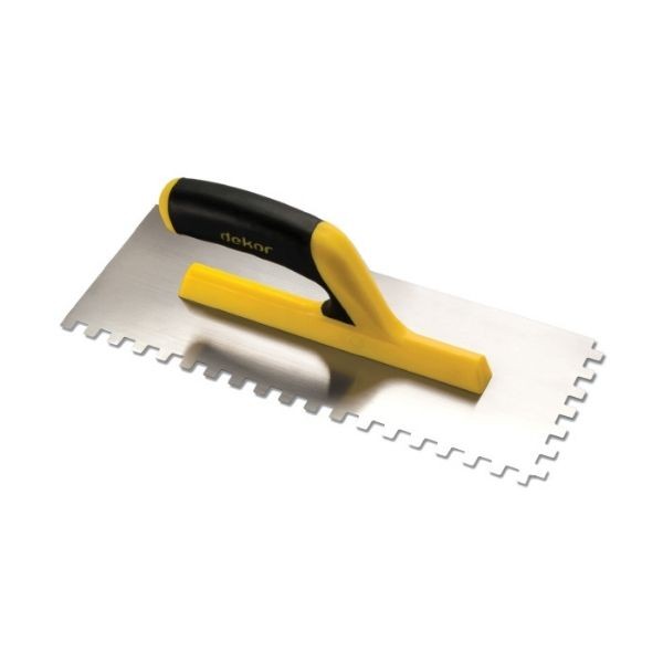 Dekor 402 Plastik Saplı 6x6 Kare Dişli Açık Seramik Malası 30cm