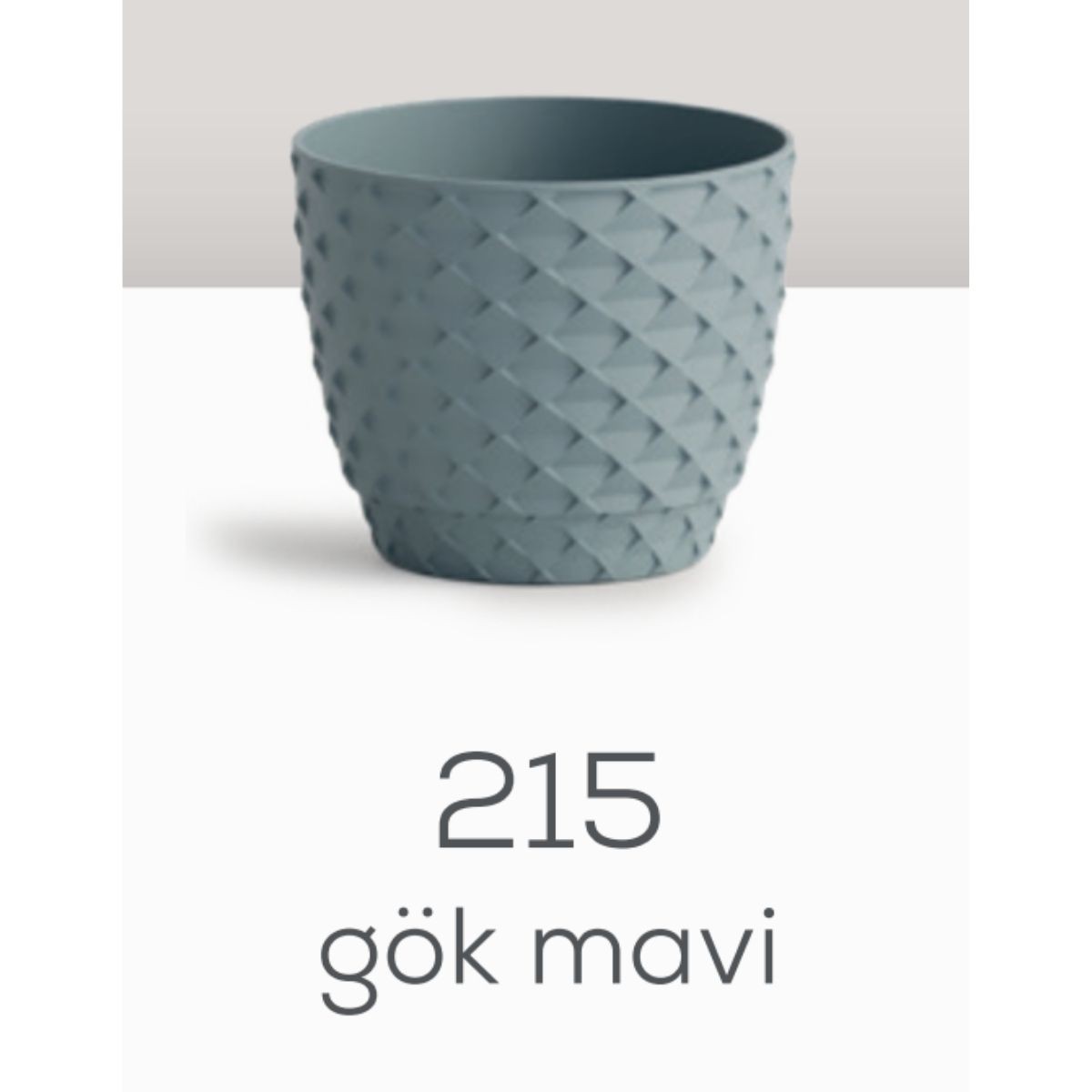 Serinova Kapadokya Saksı 1 No Gök Mavi