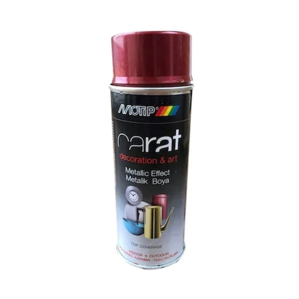 Motip Sprey Boya Metalik Kırmızı 400 Ml