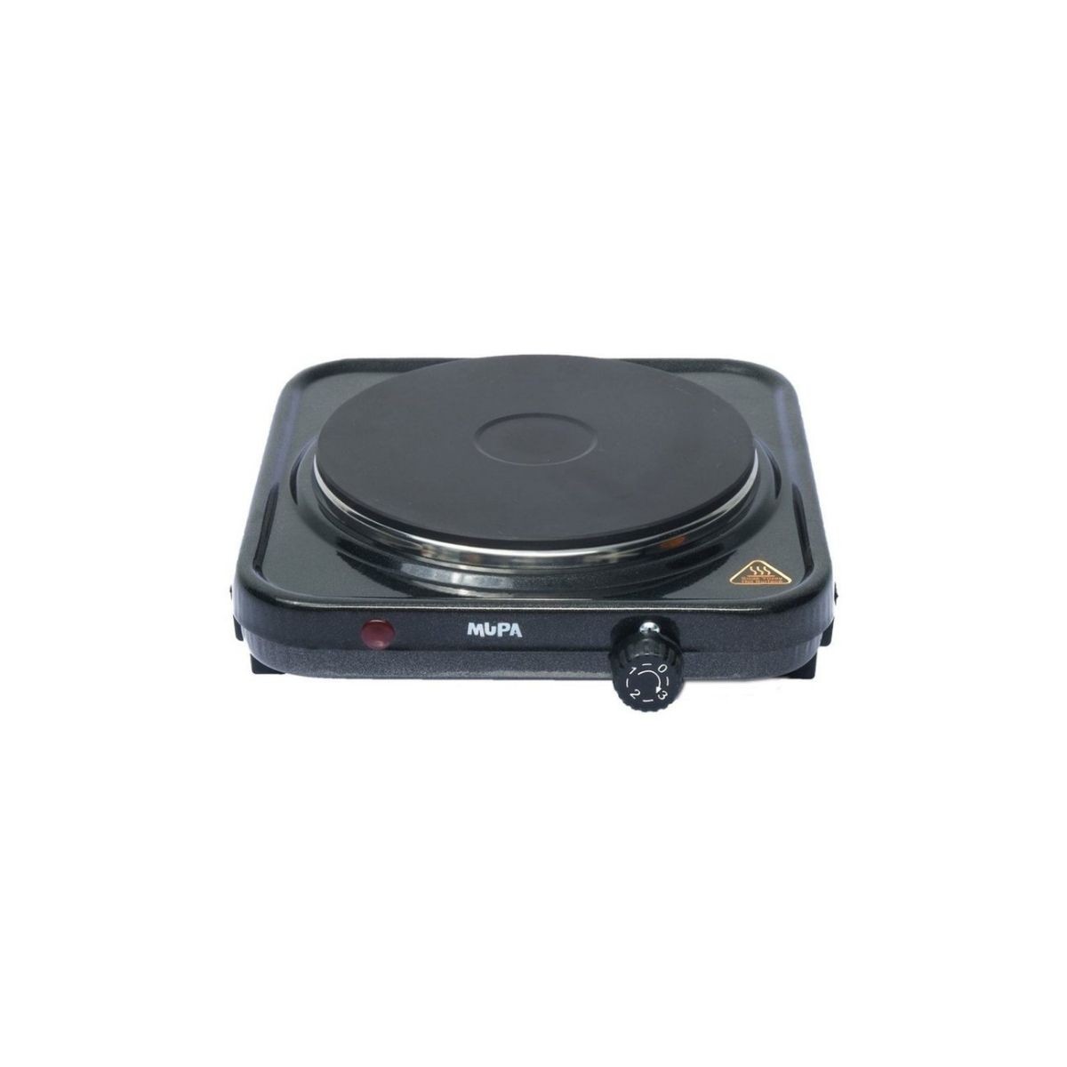 Mupa 2010 Tekli Elektrikli Ocak Siyah 1500W