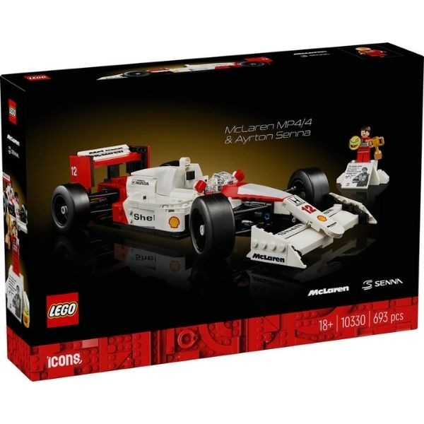 Lego Icons McLaren MP4/4 ve Ayrton Senna 10330
