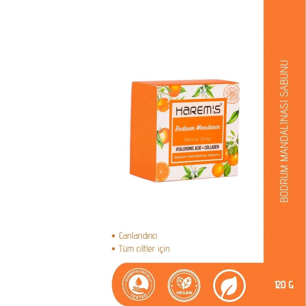 Harems Bodrum Mandalinası Sabun 120 G