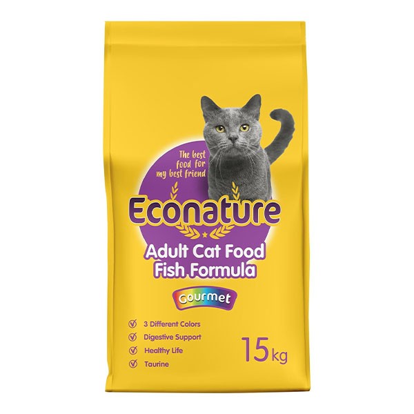 Econature Gurme Yetişkin Kedi Maması 15 Kg