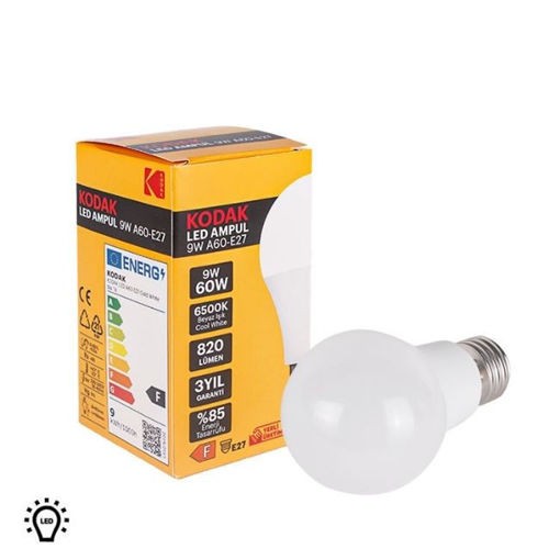 Kodak Led Ampül Beyaz Işık 9 W