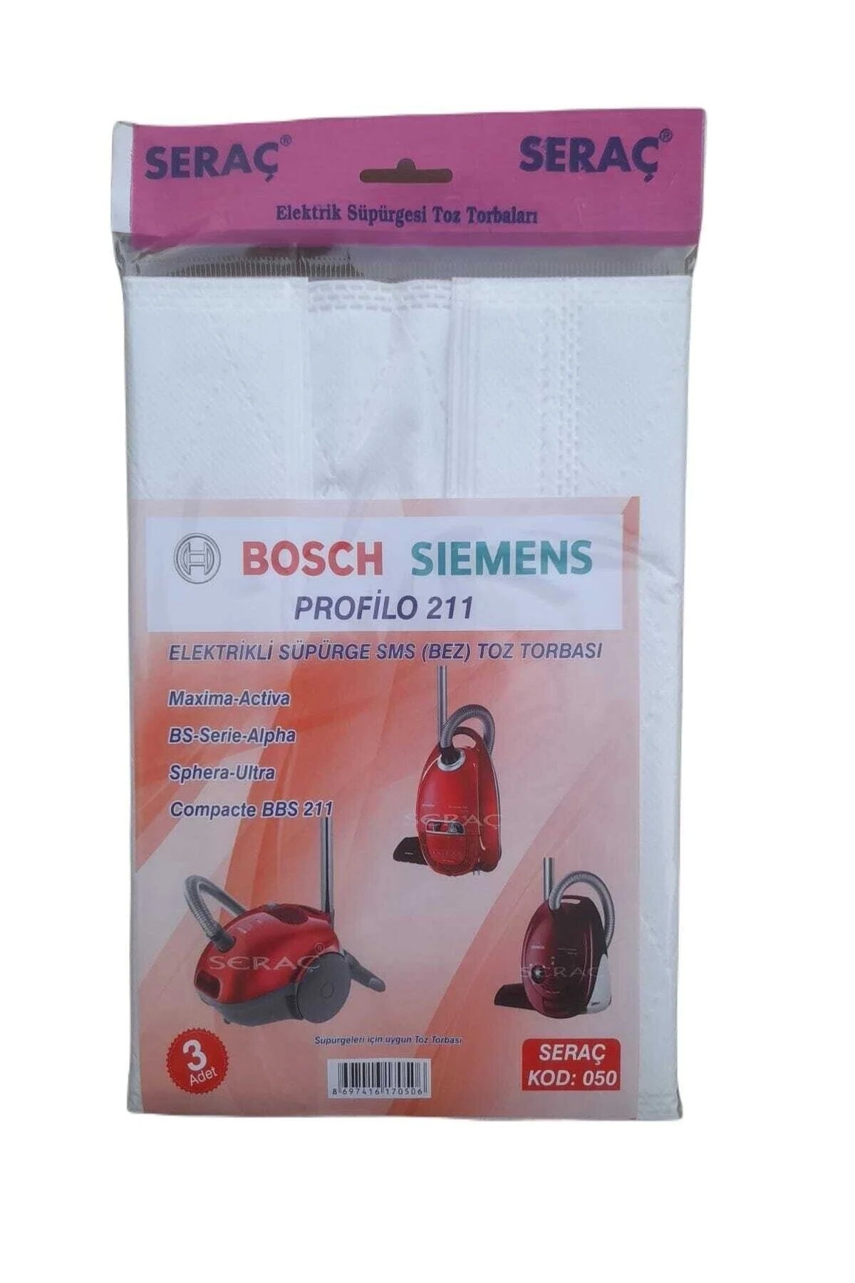 Seraç Elektrik Süpürgesi Toz Torbası