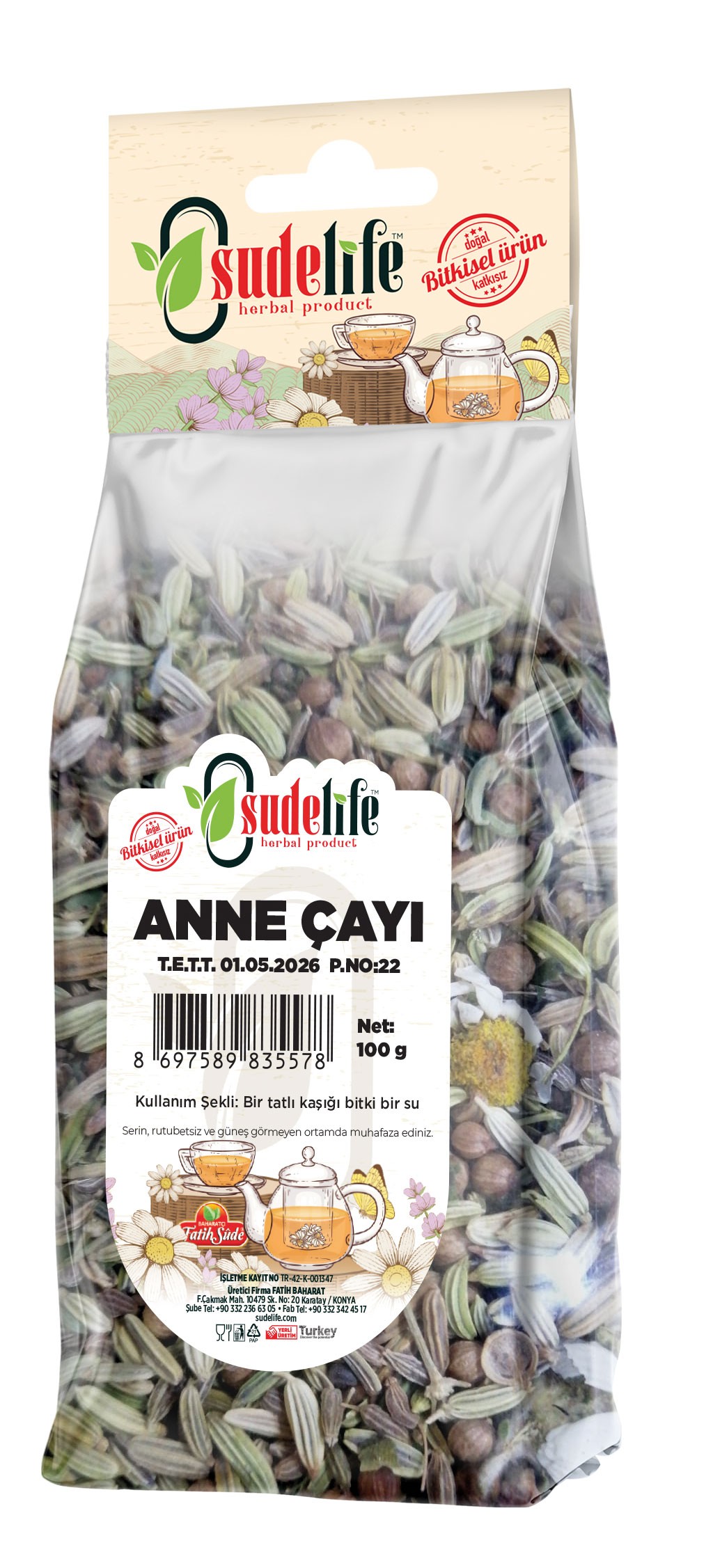 Sudelife Anne Çayı 100 g
