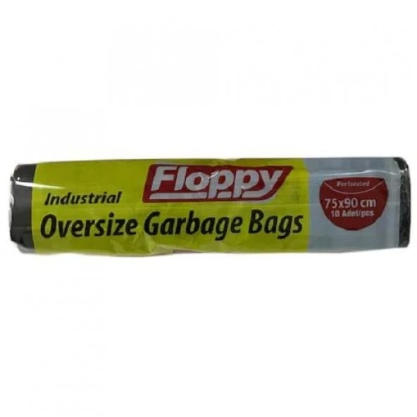 Floppy Endüstriyel Battal Çöp Torbası Poşeti 75x90 Cm