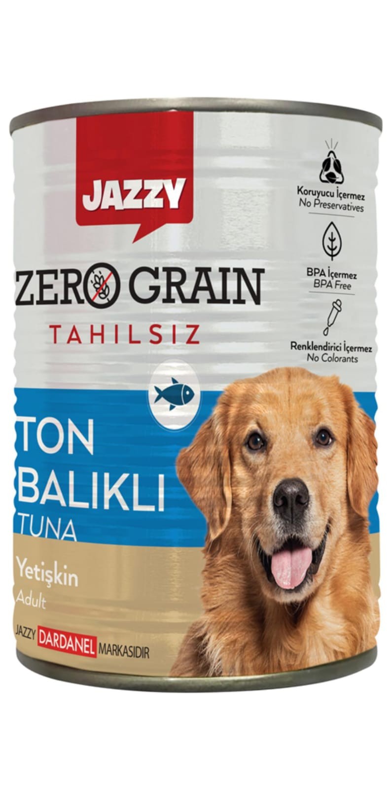 Dardanel Jazzy Yaş Köpek Maması Ton Balıklı 380G