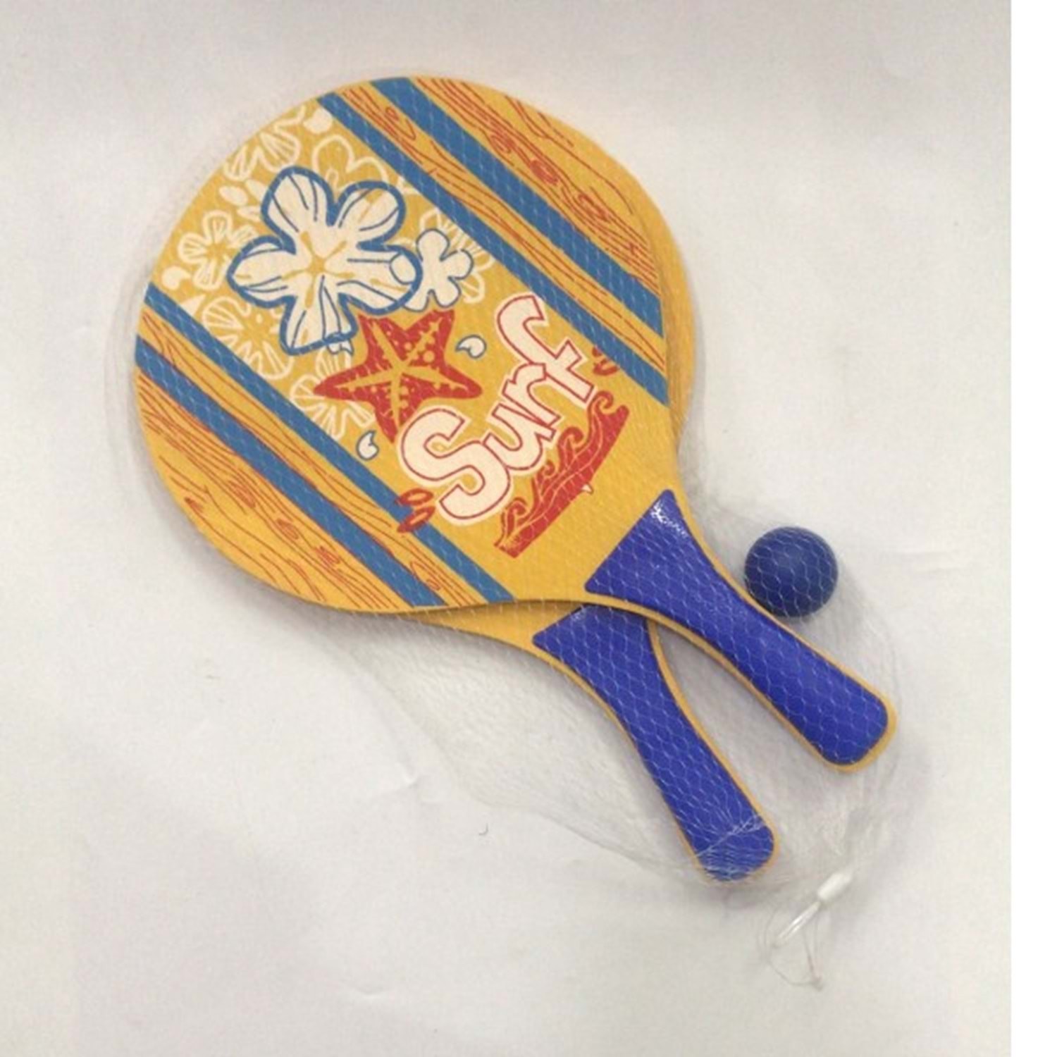 Kızılkaya Oyuncak Beachball Tahta Raket Fileli