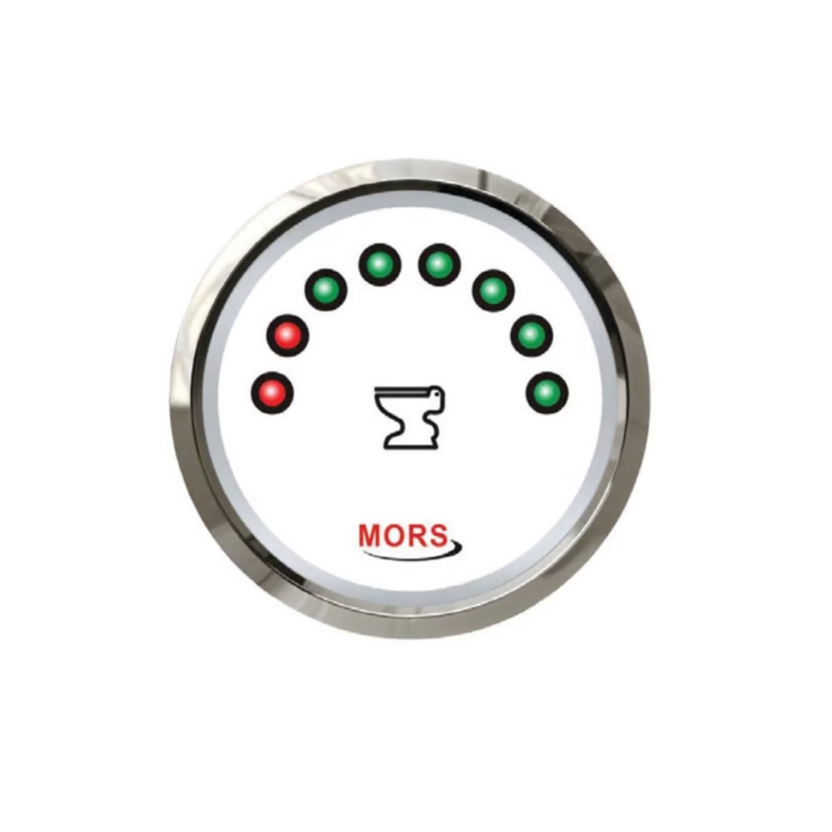 Mors Dijital Atık Göstergesi 12–24V Beyaz