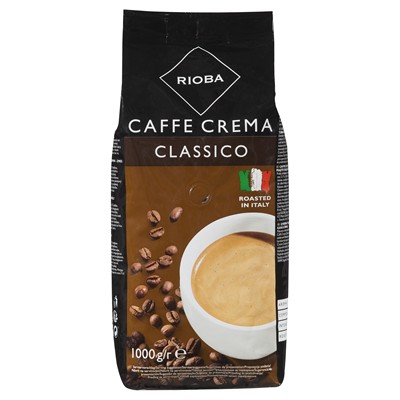 Rioba Çekirdek Kahve 1 Kg Classic Crema %55